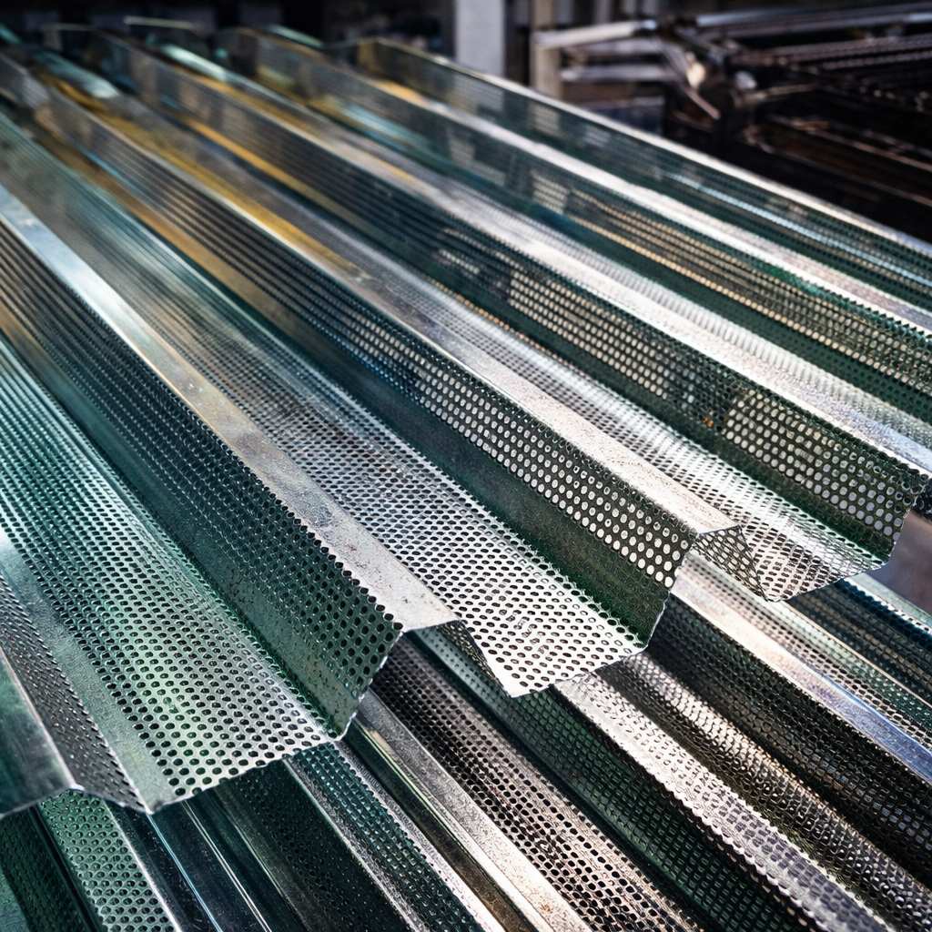 Перфорированный профнастил Т-20 узел крепления